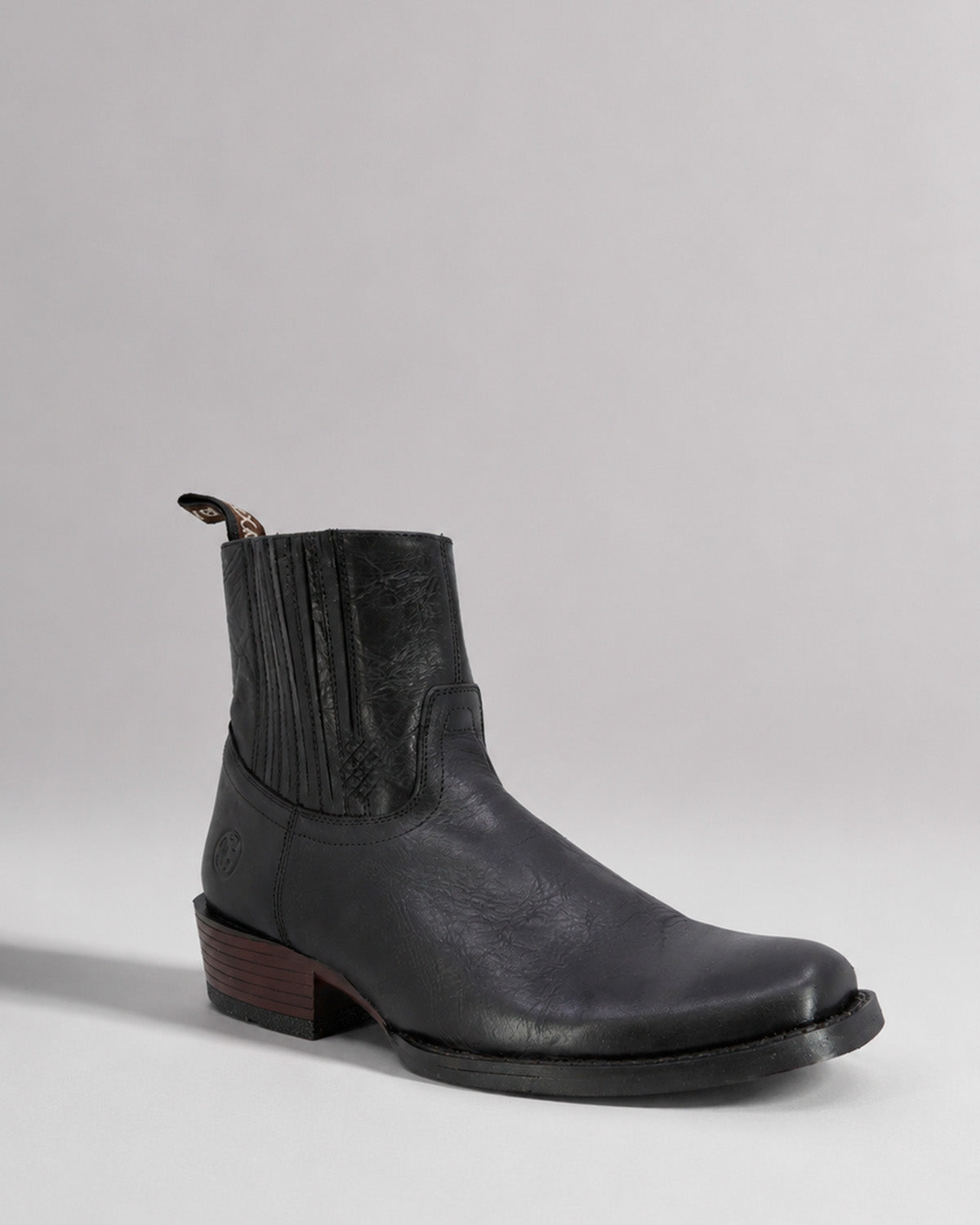 Botin Vaquero Piel 36464 Negro