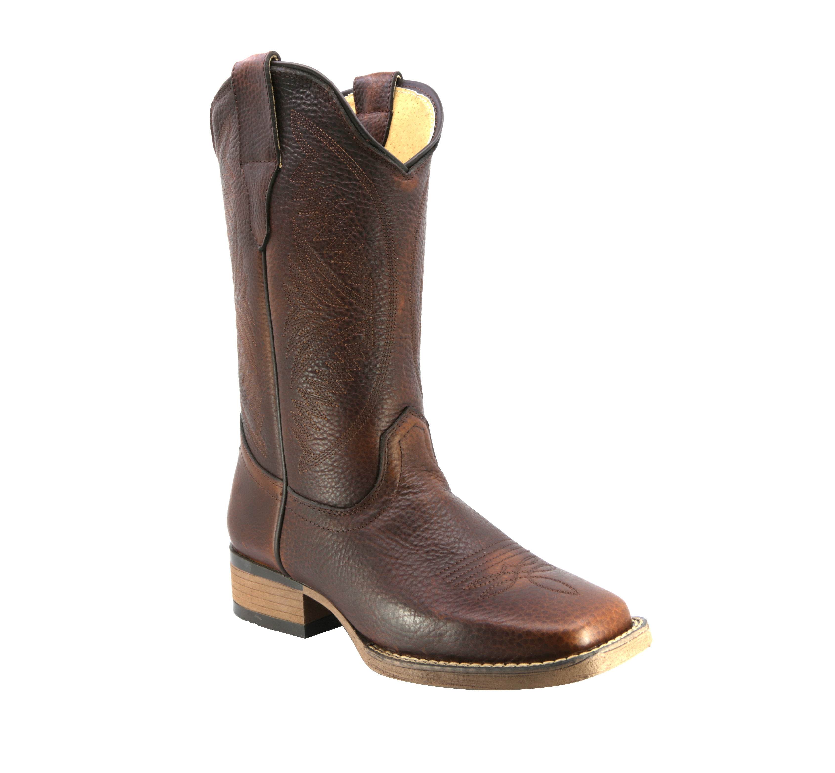 Bota Vaquera Rodeo Ranchera de Piel Artesanal Mujer Texaban