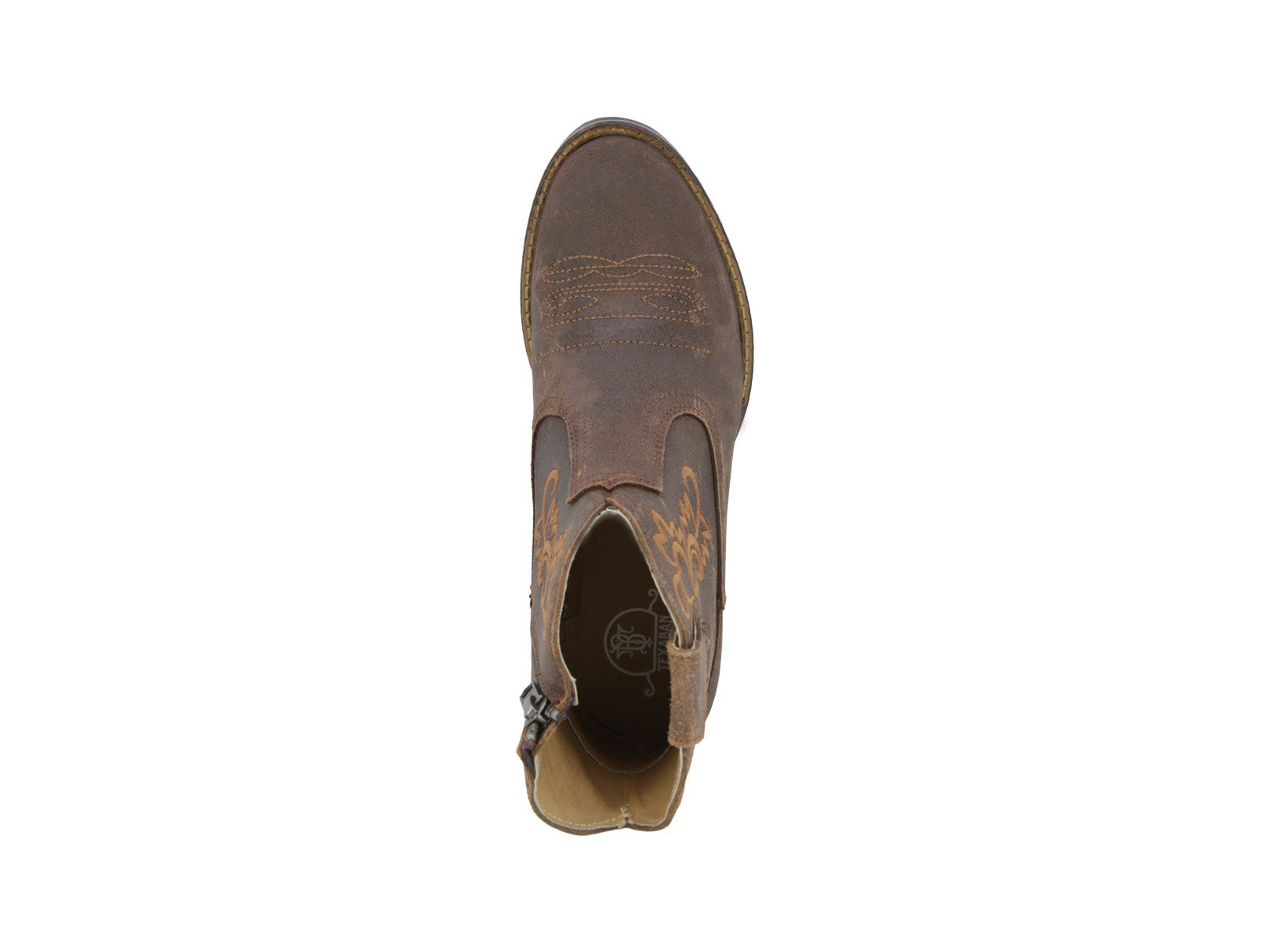 Bota Vaquera Texaban Dakota 36214 Café para Dama