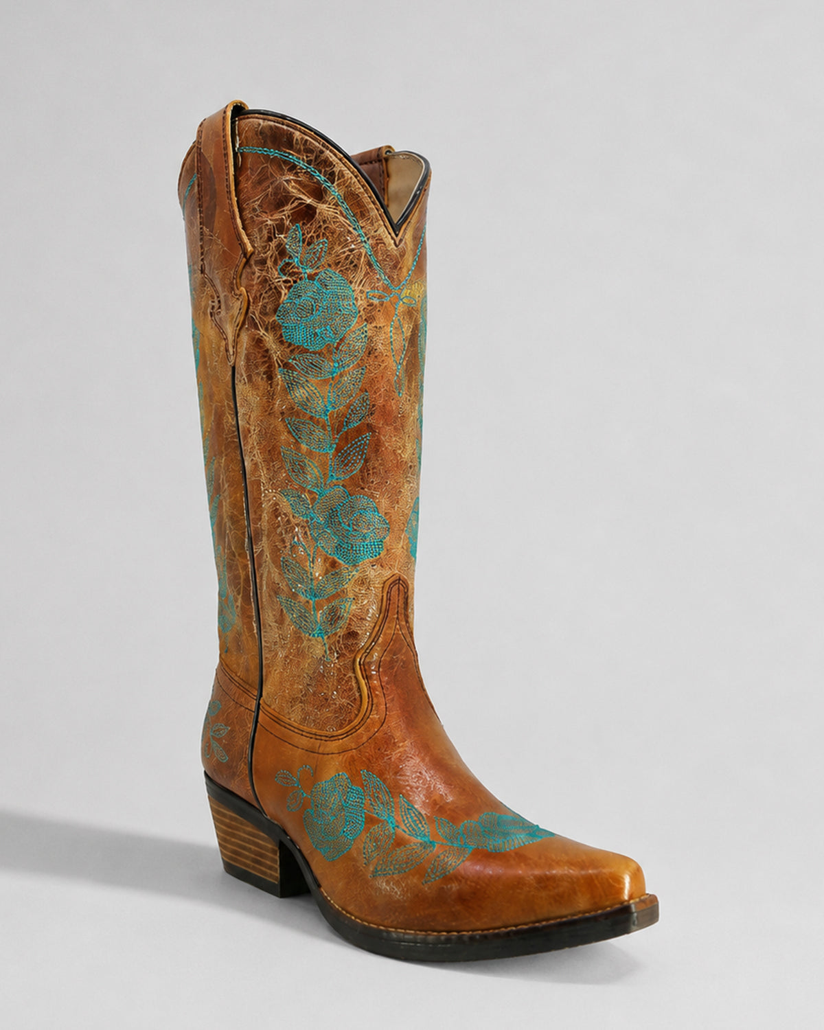 Bota Vaquera Piel 36425 Gold