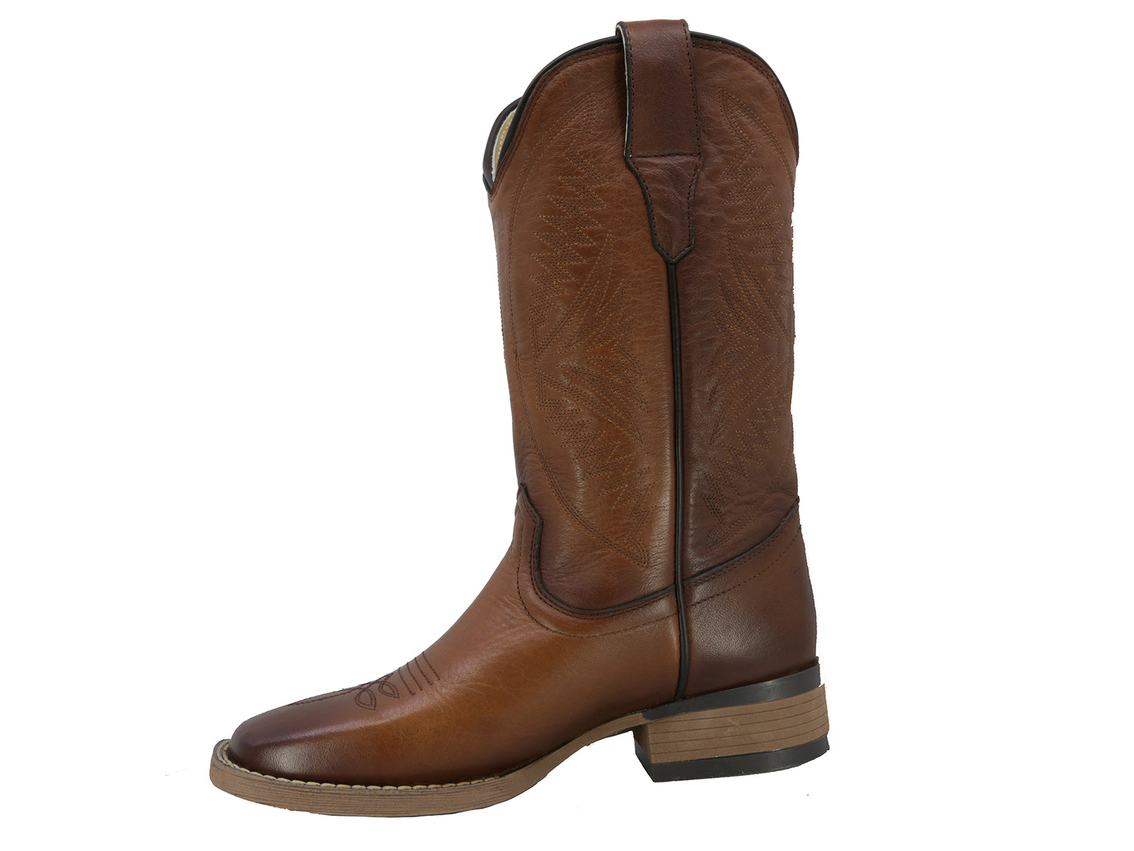 Bota Cowboy de Piel Texaban Texana 36210 Ocre para Mujer