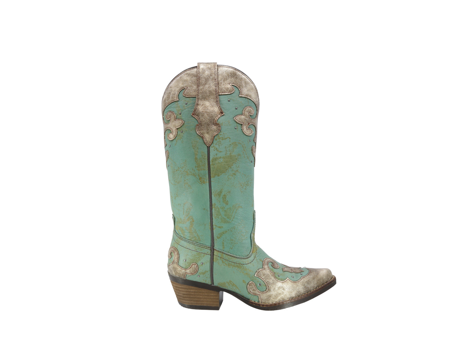 Bota Vaquera Texaban Eleonoara 36423 Turquesa para Dama