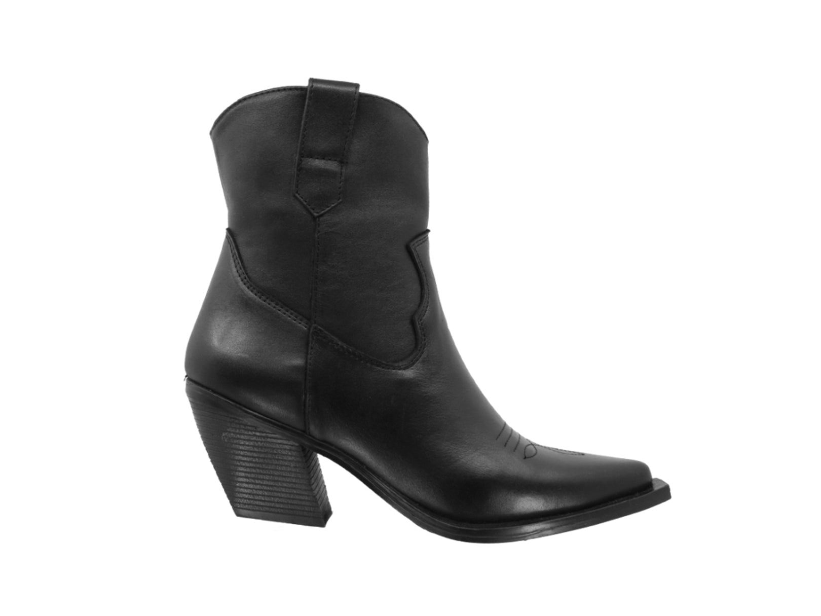 Bota Vaquera Alba 37660 color Negro para Dama