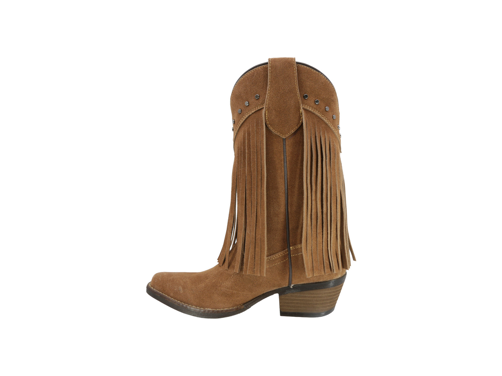 Bota con flecos Vaquera Texaban Eleonora 36422 Canela