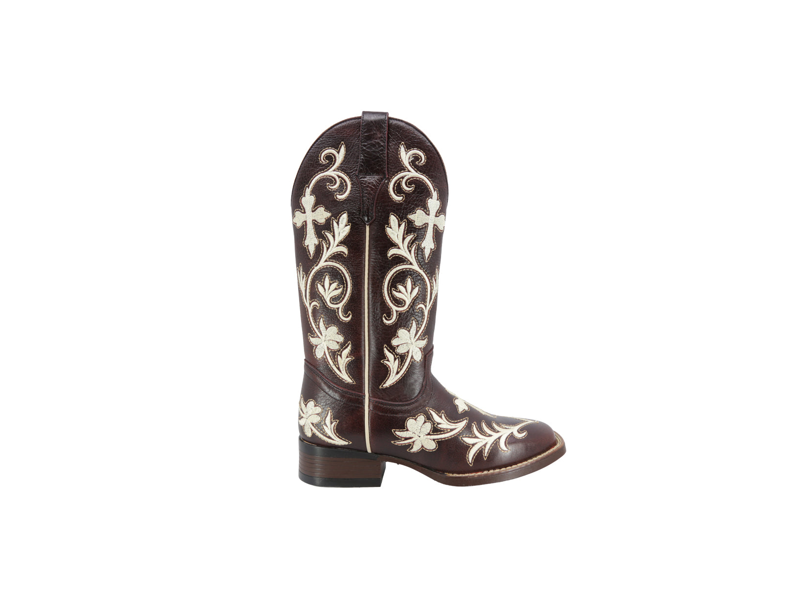 Bota Vaquera Texaban Texana 36400 Color Rojo
