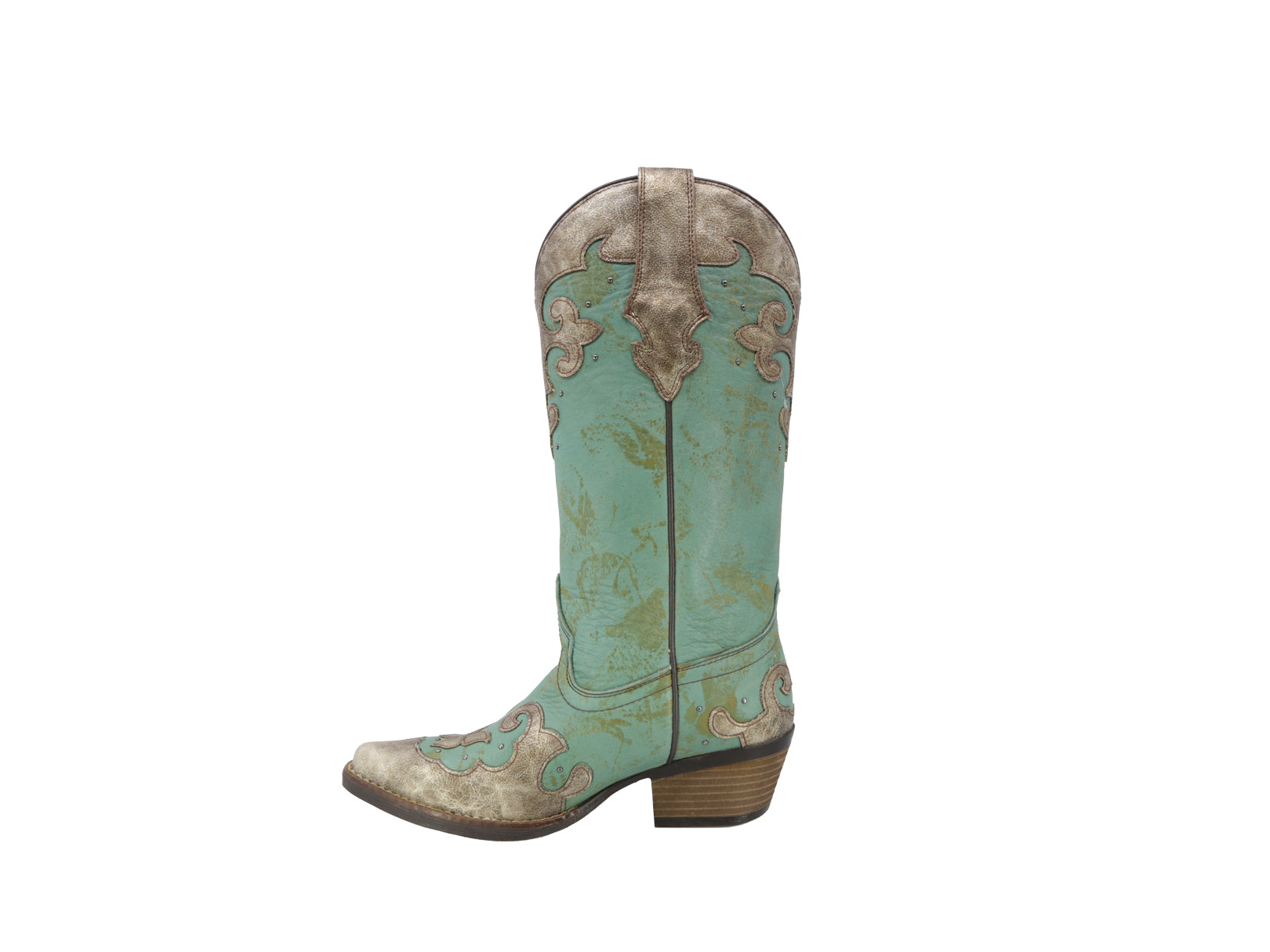 Bota Vaquera Texaban Eleonoara 36423 Turquesa para Dama