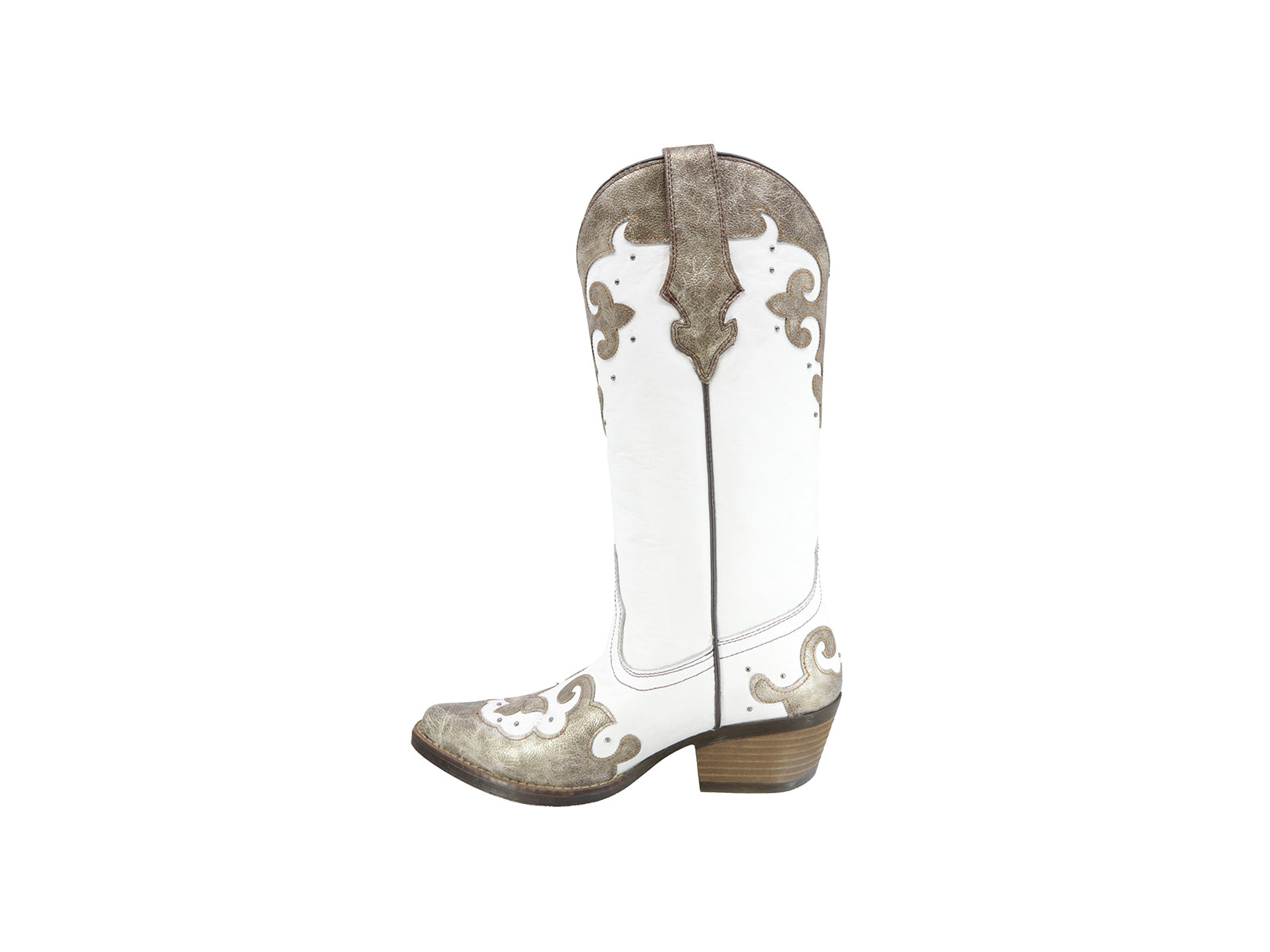 Bota Vaquera Texaban Eleonoara 36423 Blanca para Dama