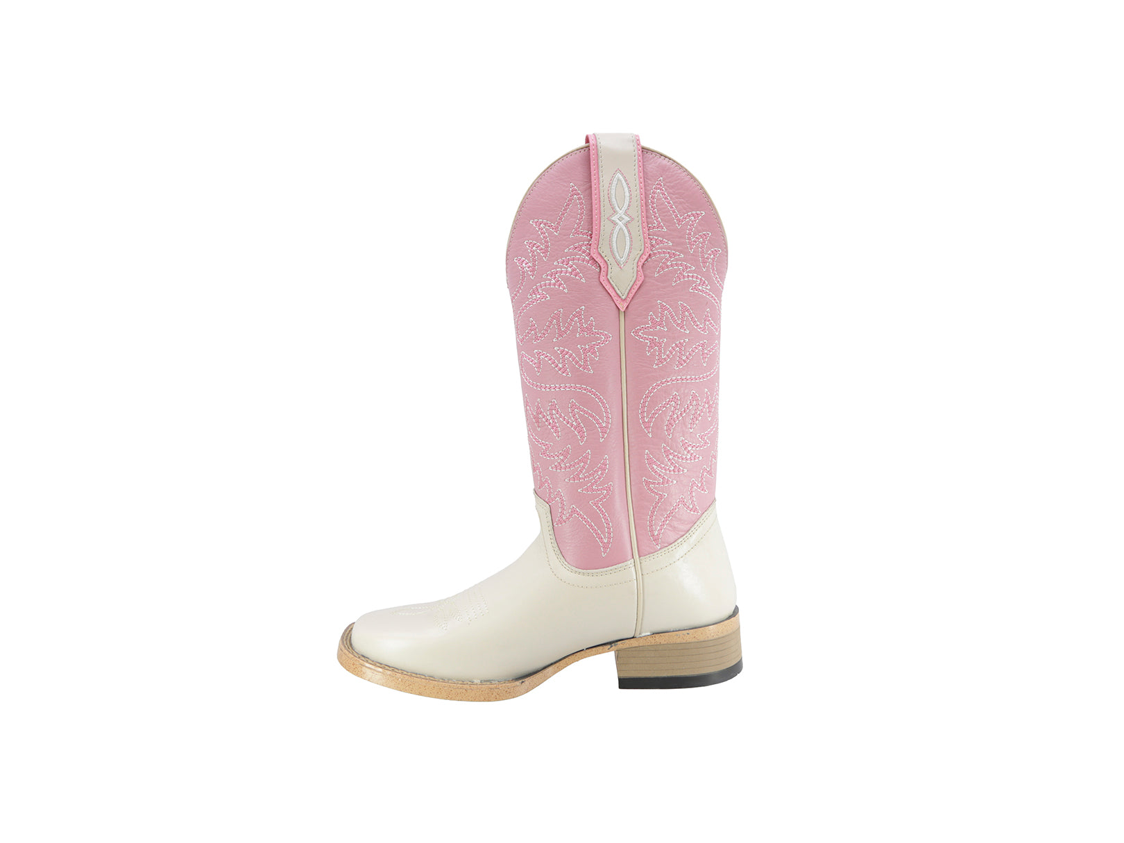 Bota Vaquera Texaban Texana 36403 Color Rosa y Blanco para Dama