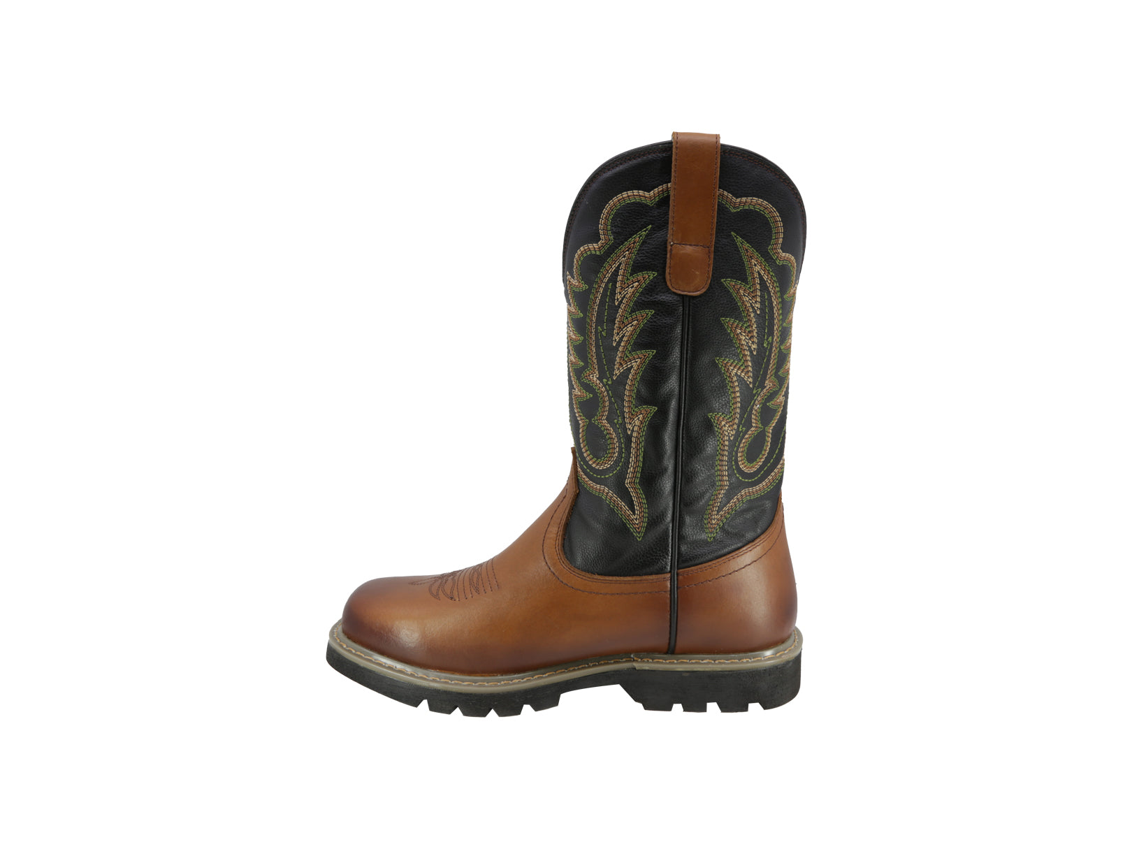 Bota Vaquera Piel Hombre Trabajo Resistente Cowboy Texaban