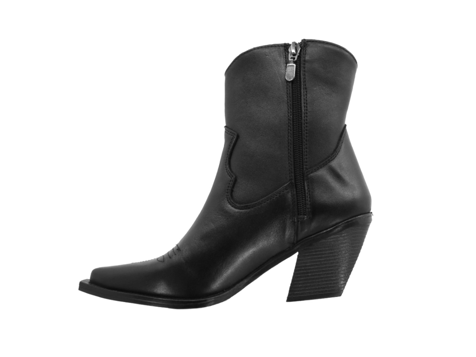 Bota Vaquera Alba 37660 color Negro para Dama