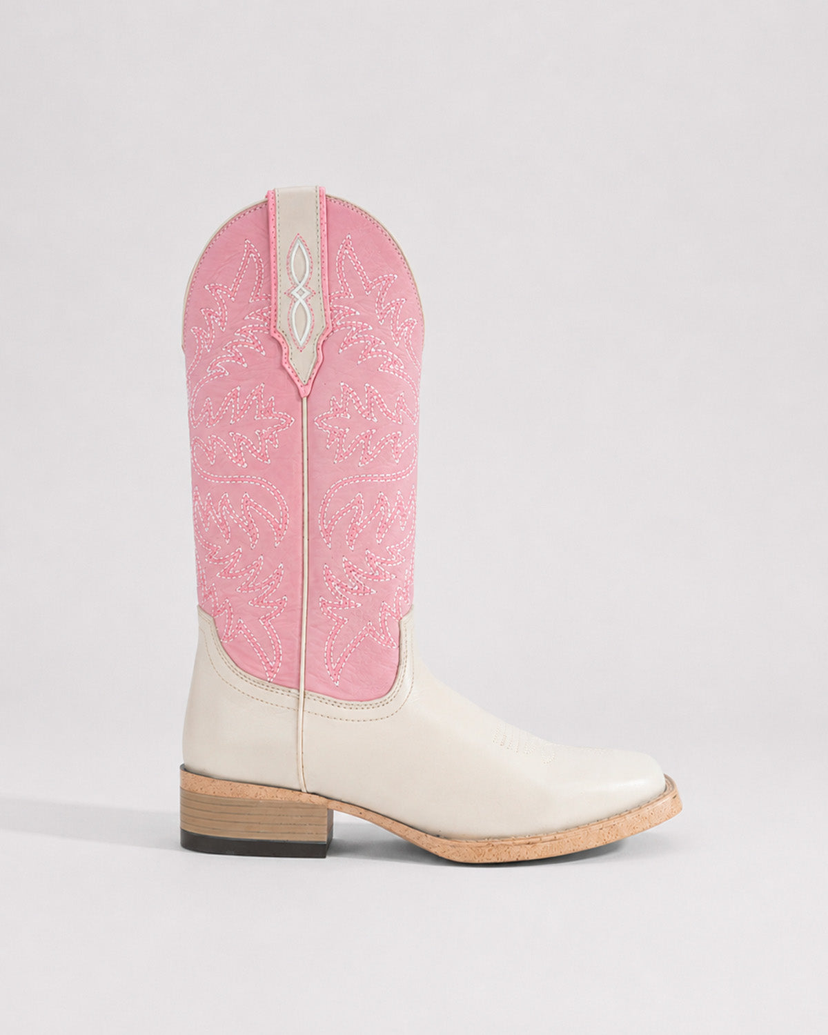 Bota Vaquera Piel 36403 Rosa