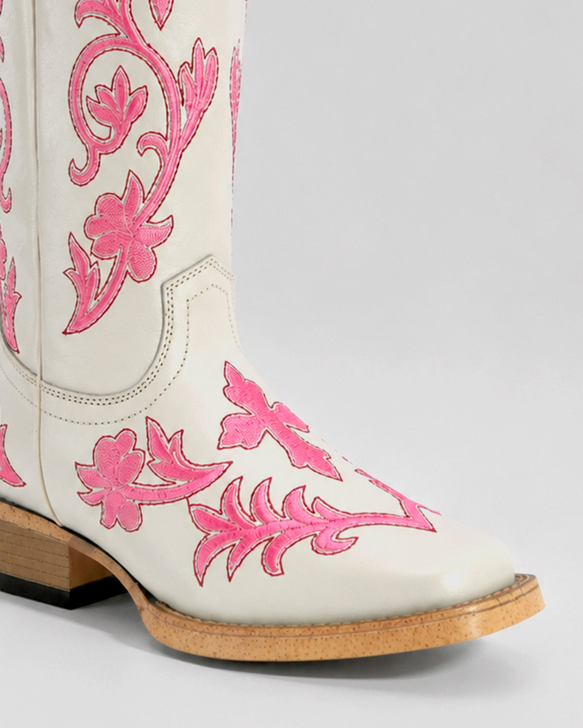 Bota Vaquera Piel 36400 Hueso