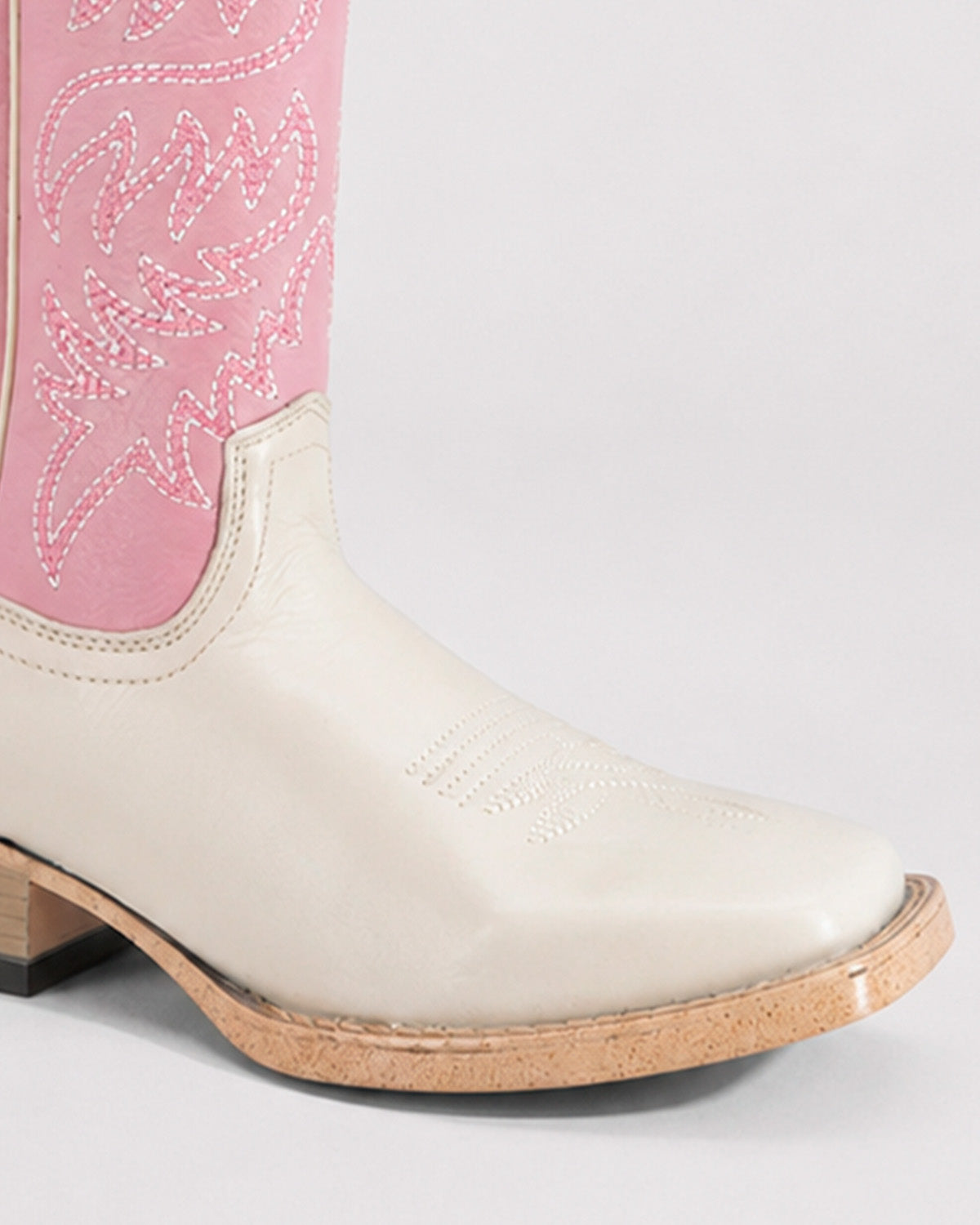 Bota Vaquera Piel 36403 Rosa