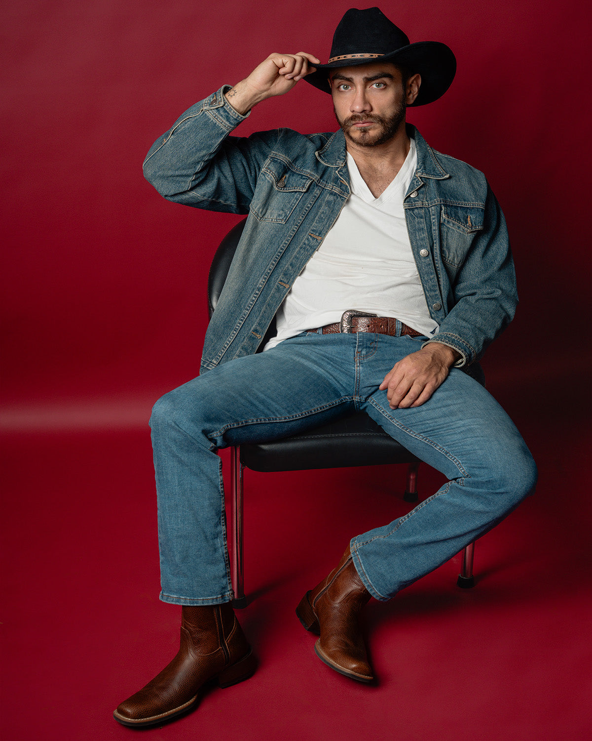 Botin Vaquero Piel 36464 Miel