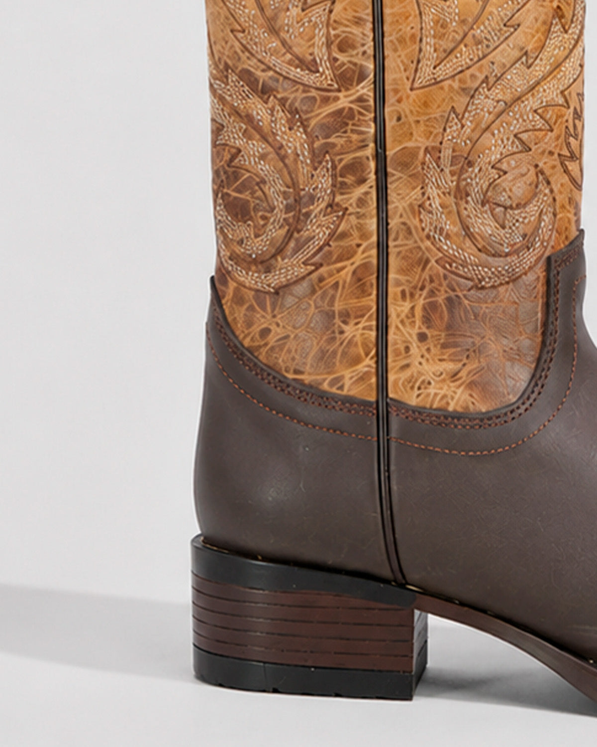 Bota Vaquera Piel 36215 Choco