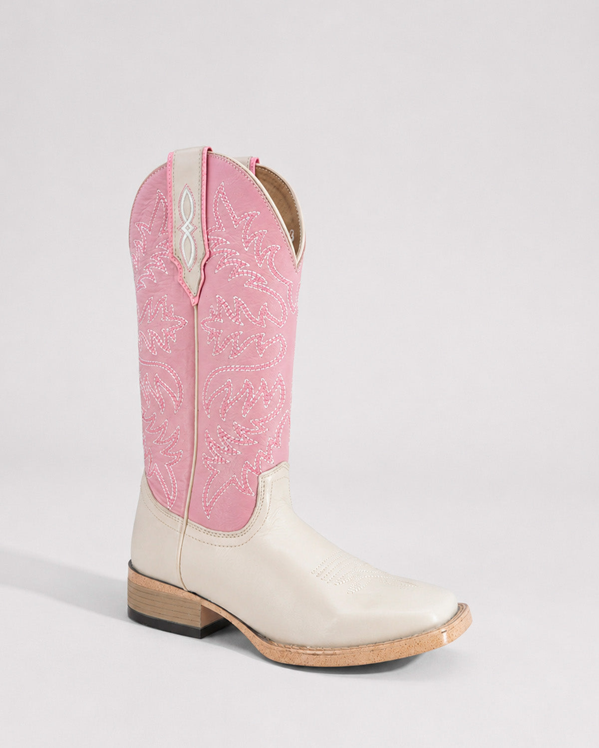 Bota Vaquera Piel 36403 Rosa