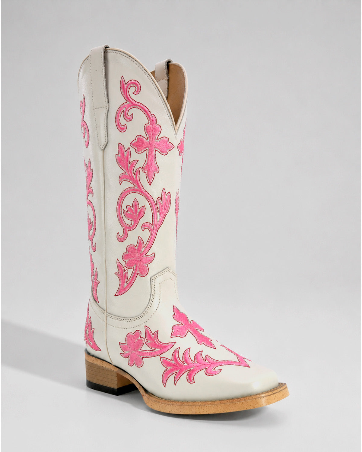 Bota Vaquera Piel 36400 Hueso